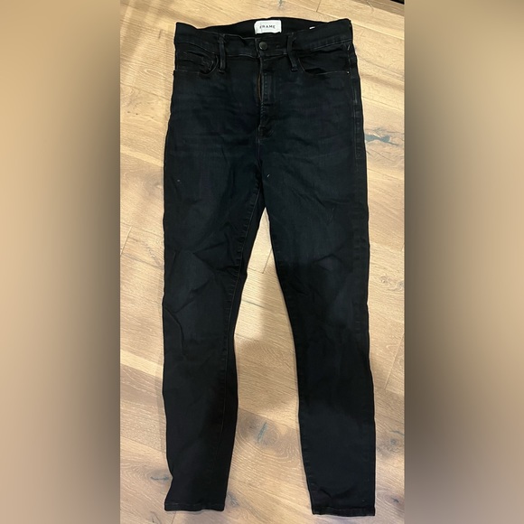 Frame high rise cigarette jeans - Picture 3 of 3